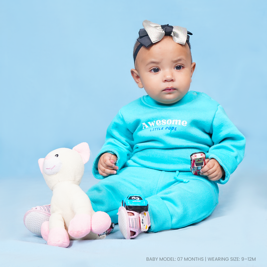 Little Dude Baby Boy Bodysuit & Jogger Set