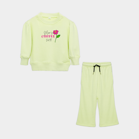 Mom’s Coffee Date – Girls Terry Set