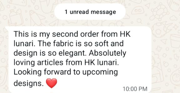 Happy Customer WhatsApp Review