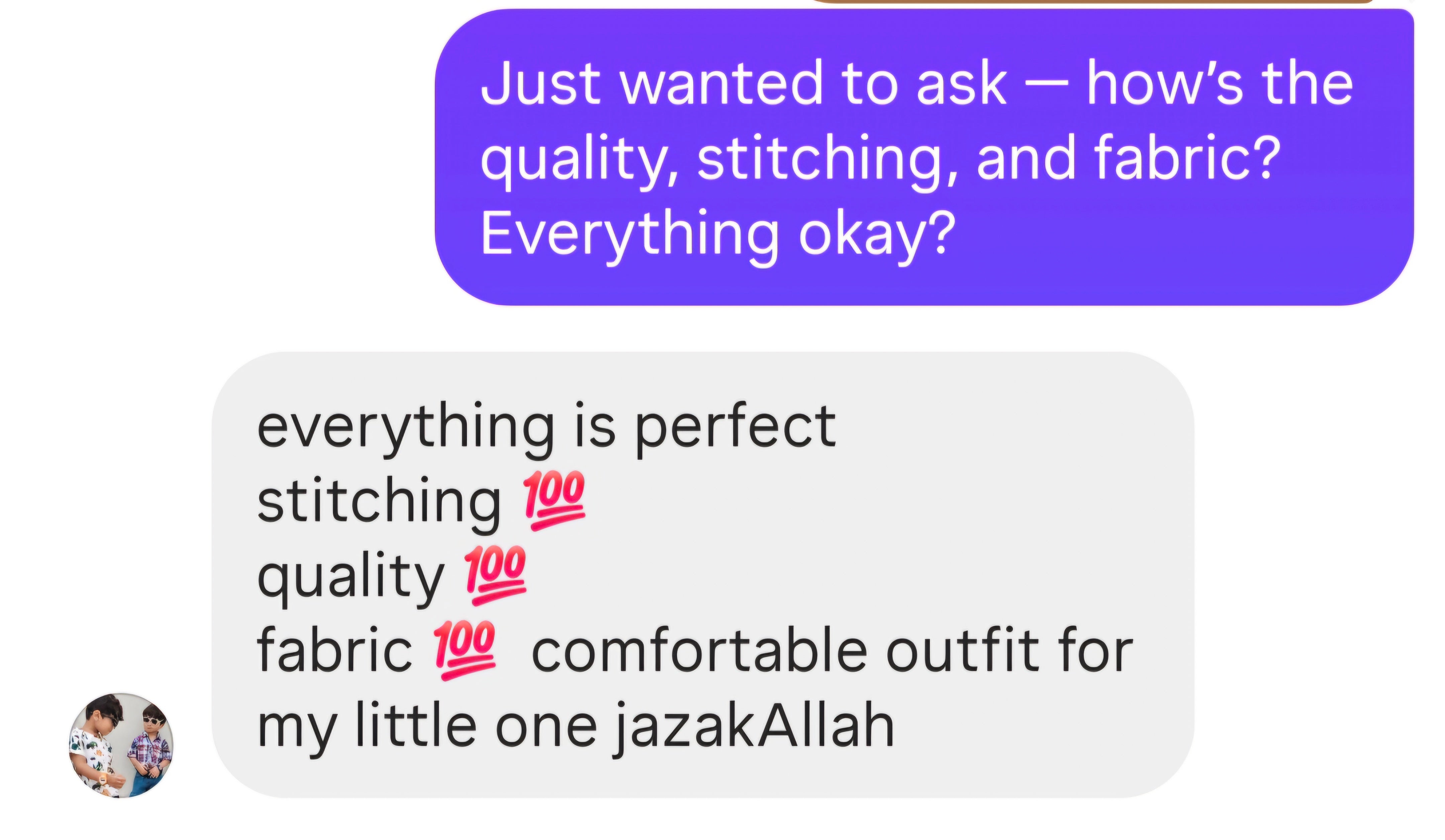 Happy Customer WhatsApp Review