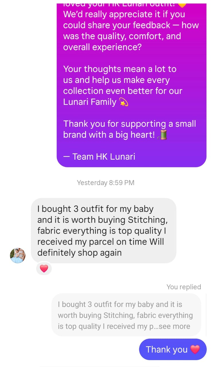 Happy Customer WhatsApp Review