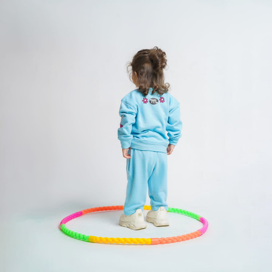 Blue Minnie Terry Set for Girls