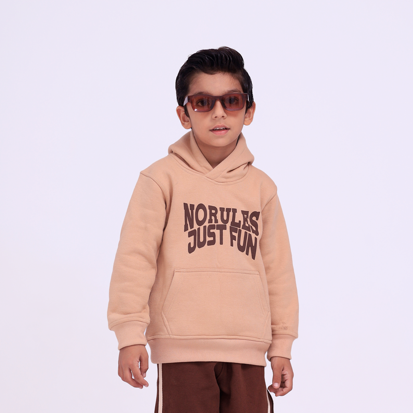 No Rules Just Fun Hoodie Fleece Set