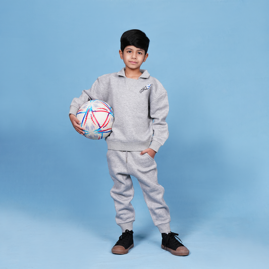 Gray Fleece Collar Set – Playtime Cozy Edit