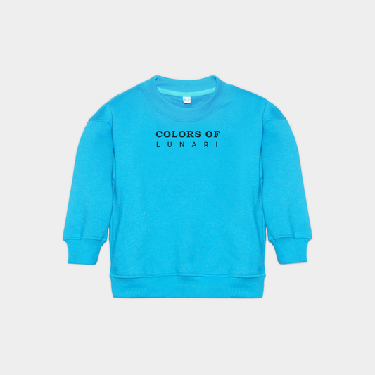 Teal blue Unisex Fleece Sweatshirt & Trouser Set