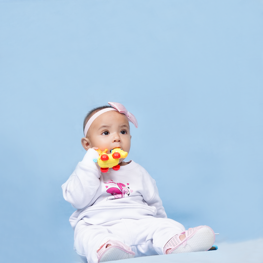Terry Baby Girl Set – Sweatshirt & Trouser