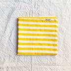 Muslin Swaddle Sheets – Yellow Strip & Ivory