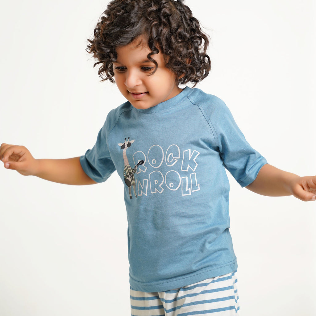 Rock ’n Roll Blue Co-Ord Set