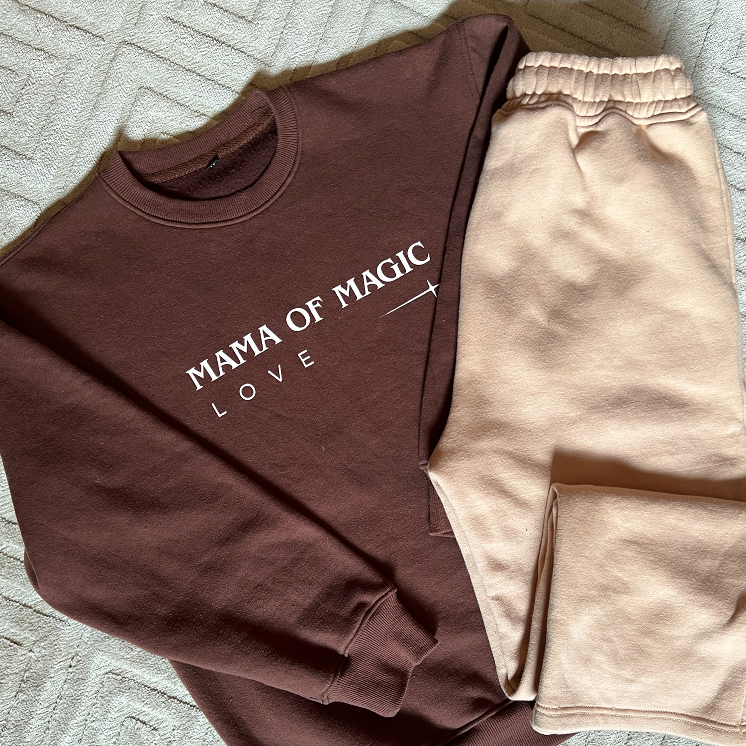 Mama Winter Sweatshirt Twinning Set