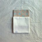 Muslin Swaddle Sheets – Brown & Ivory