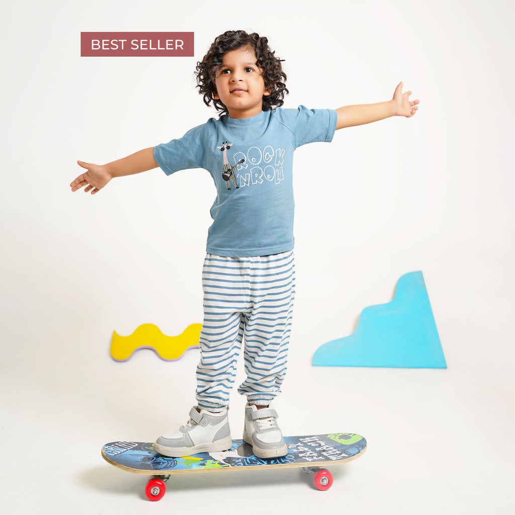 Rock ’n Roll Blue Co-Ord Set