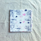 Muslin Swaddle Sheets – Tweety Print & Pink