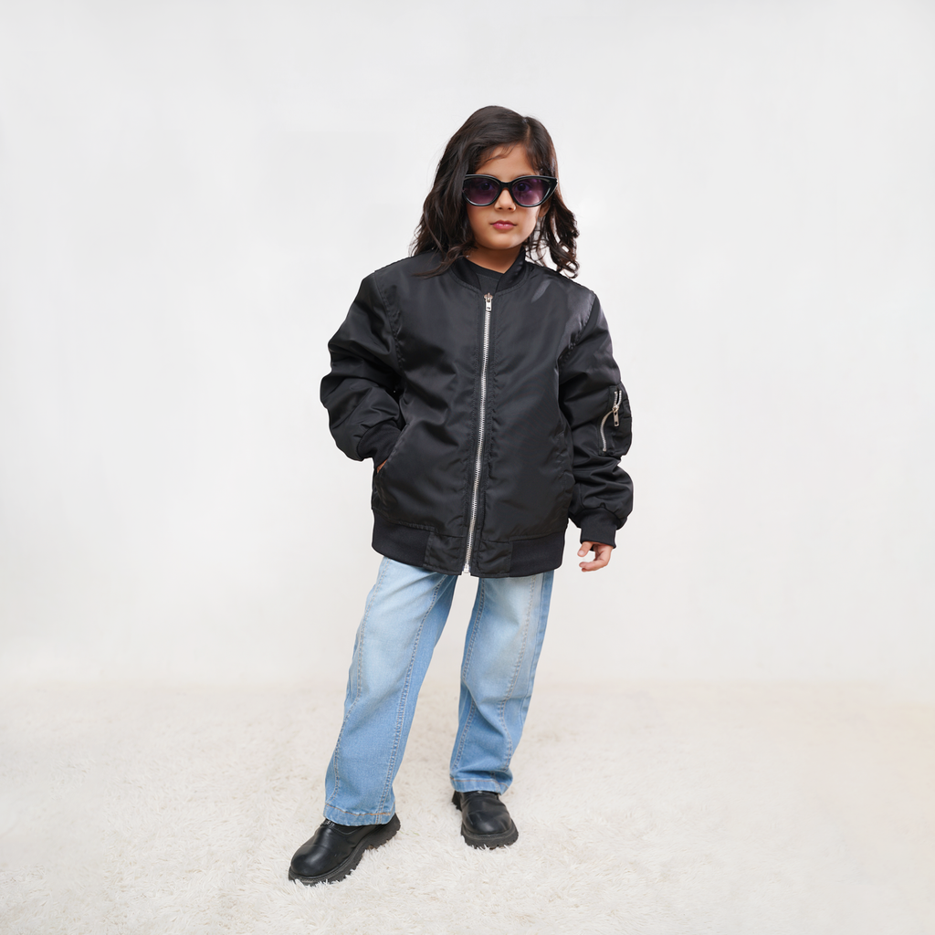 Black Bomber Jacket
