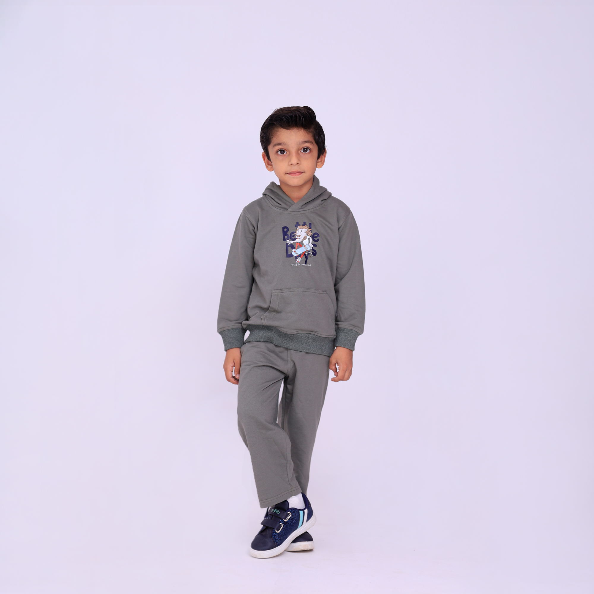 Boys Terry Hoodie & Trouser Set – Battle Days
