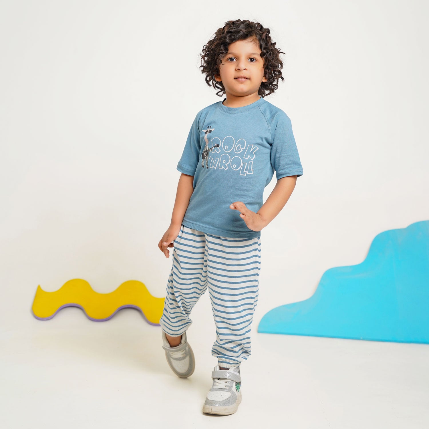Rock ’n Roll Blue Co-Ord Set