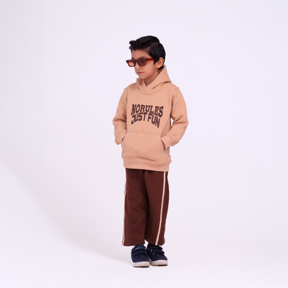 No Rules Just Fun Hoodie Fleece Set