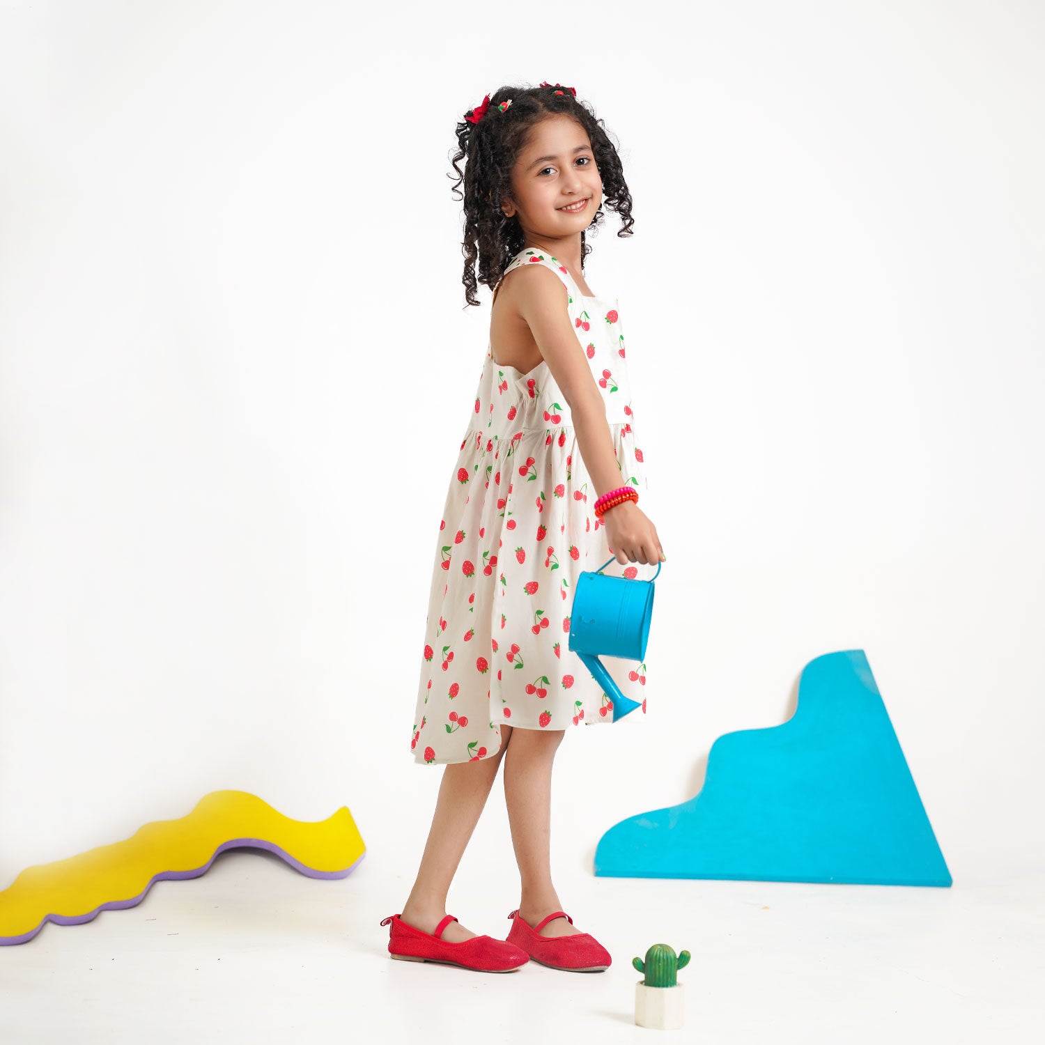 High - Low Strawberry Frock