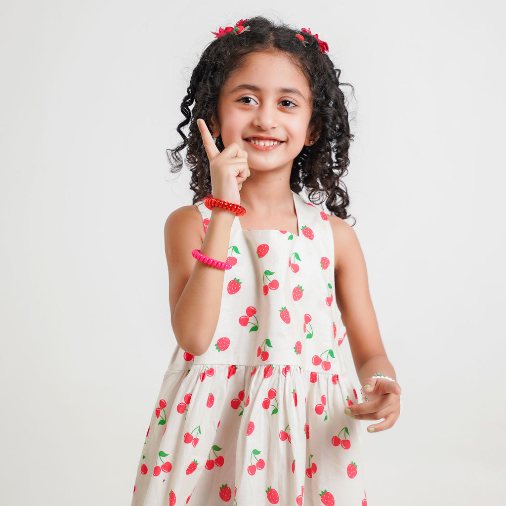 High - Low Strawberry Frock