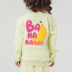 Banana Pop Fleece Set – Playful Lime with Puff Banana Print
