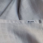 Muslin Swaddle Sheets – Gray Line & Gray
