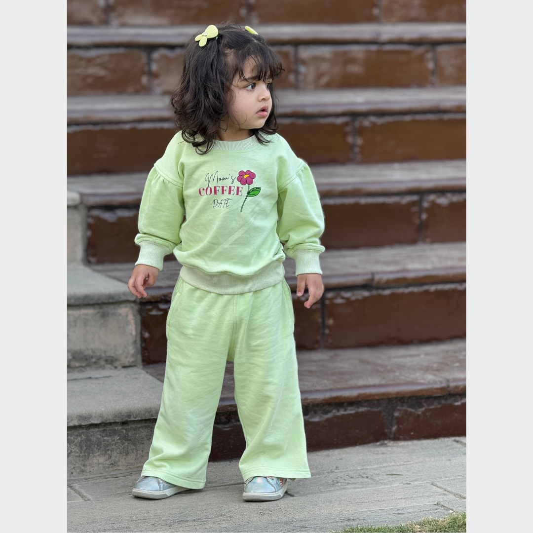 Mom’s Coffee Date – Girls Terry Set