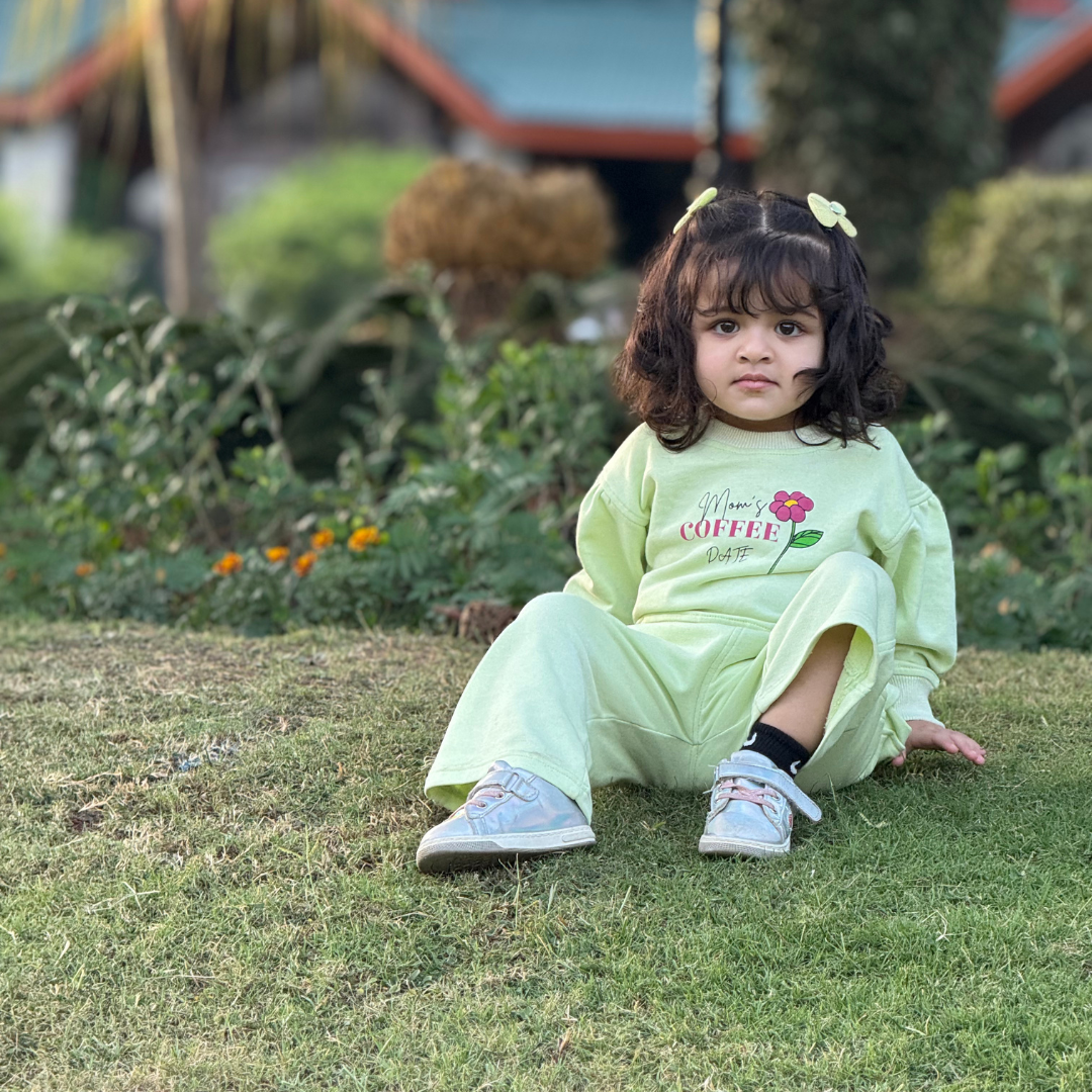 Mom’s Coffee Date – Girls Terry Set