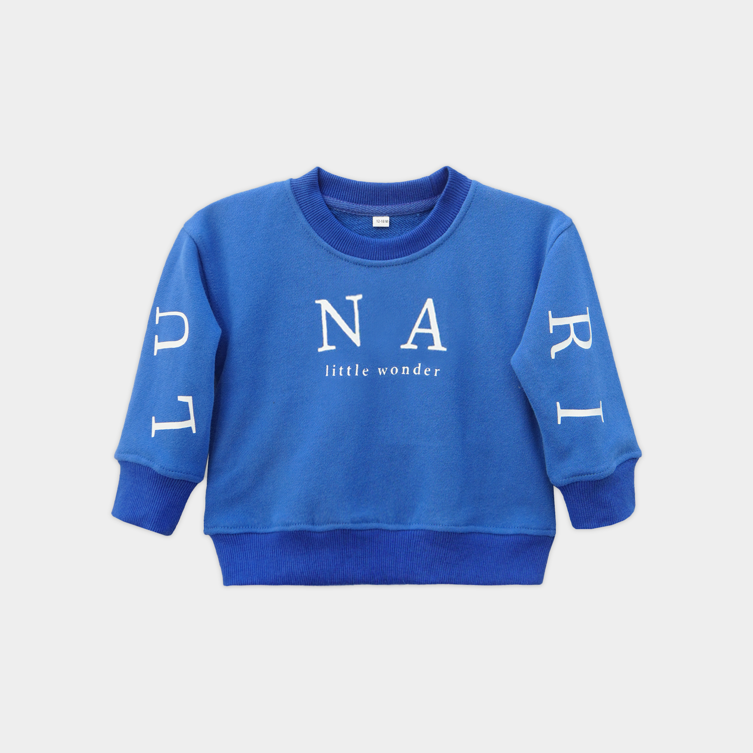 Baby Terry Set – Blue Sweatshirt & Trouser