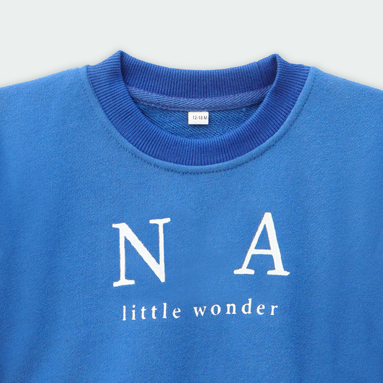 Baby Terry Set – Blue Sweatshirt & Trouser