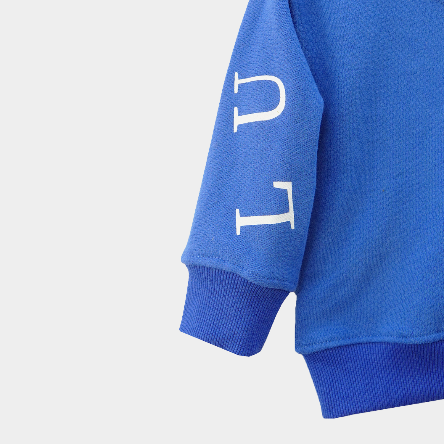 Baby Terry Set – Blue Sweatshirt & Trouser