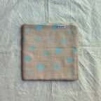 Muslin Swaddle Sheets – Brown & Ivory
