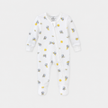 Soft Cotton Baby Footie — Mouse Print