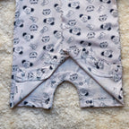 Animal Print Half Romper - Cotton
