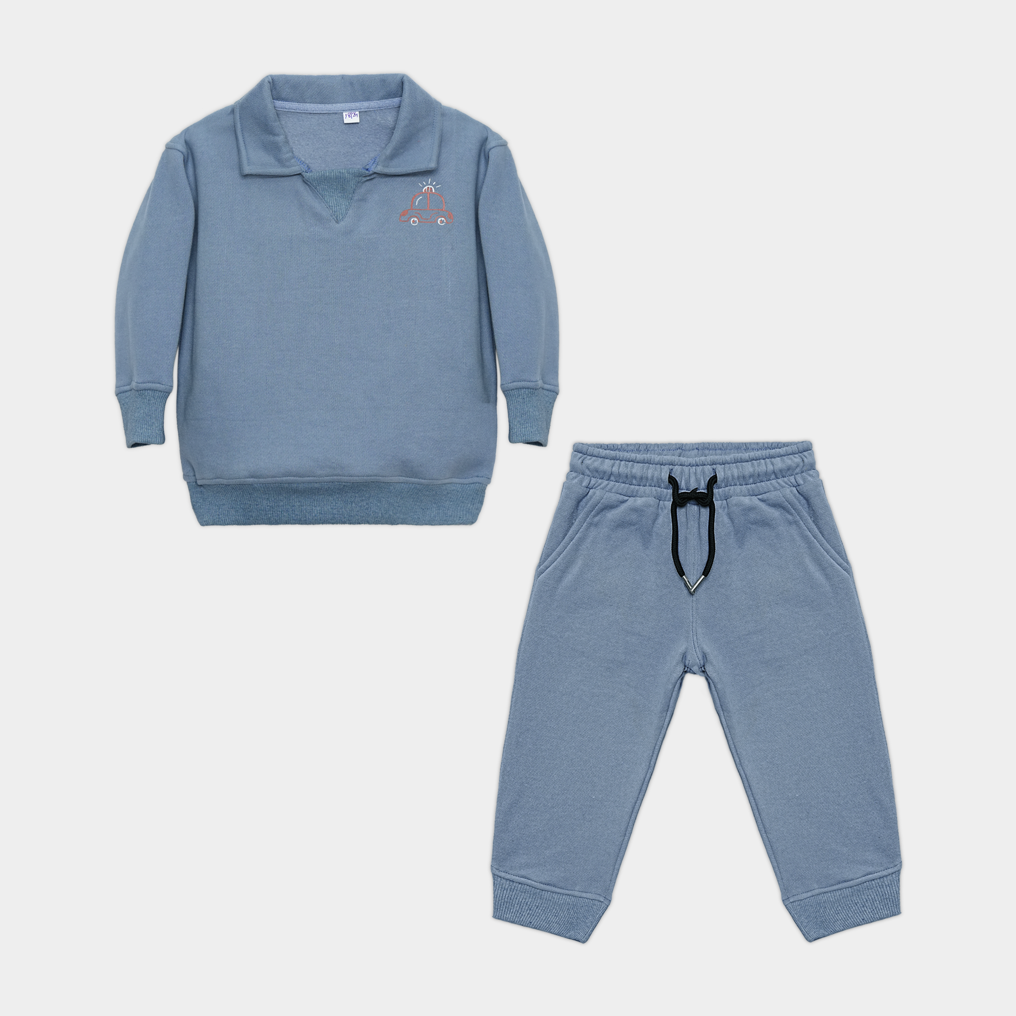 Blue Fleece Collar Set – Playtime Cozy Edit