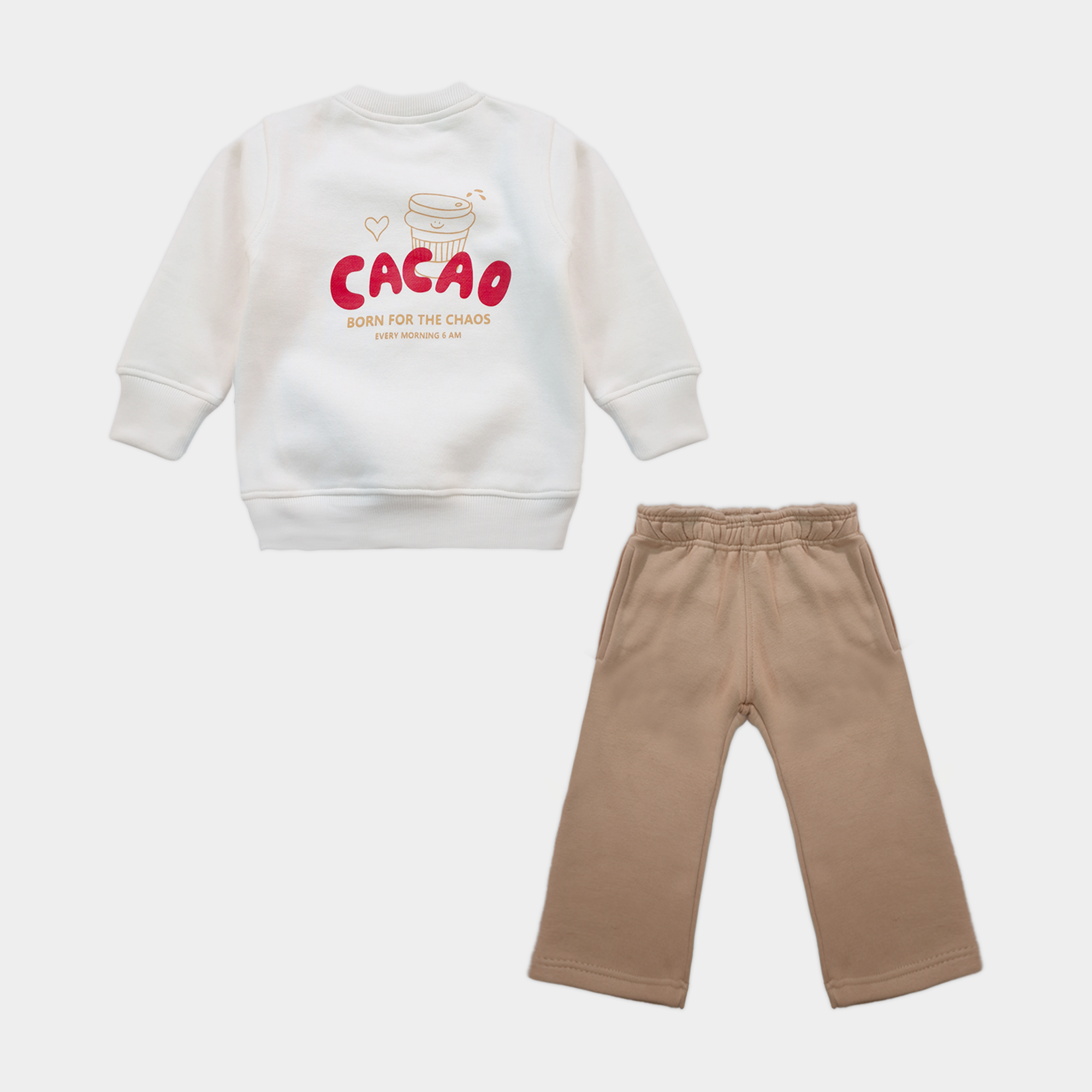 6AM Club – Cacao Coffee Sweatshirt Set