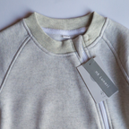 Gray Winter Romper – Cotton Fleece