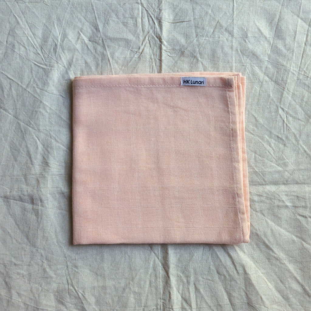 Muslin Swaddle Sheets – Peach Print & Solid