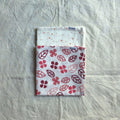 Muslin Swaddle Sheets – Leaf Print & Polka - Ivory (85x85cm)