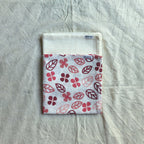 Muslin Swaddle Sheets – Leaf Print & Polka - Ivory (85x85cm)