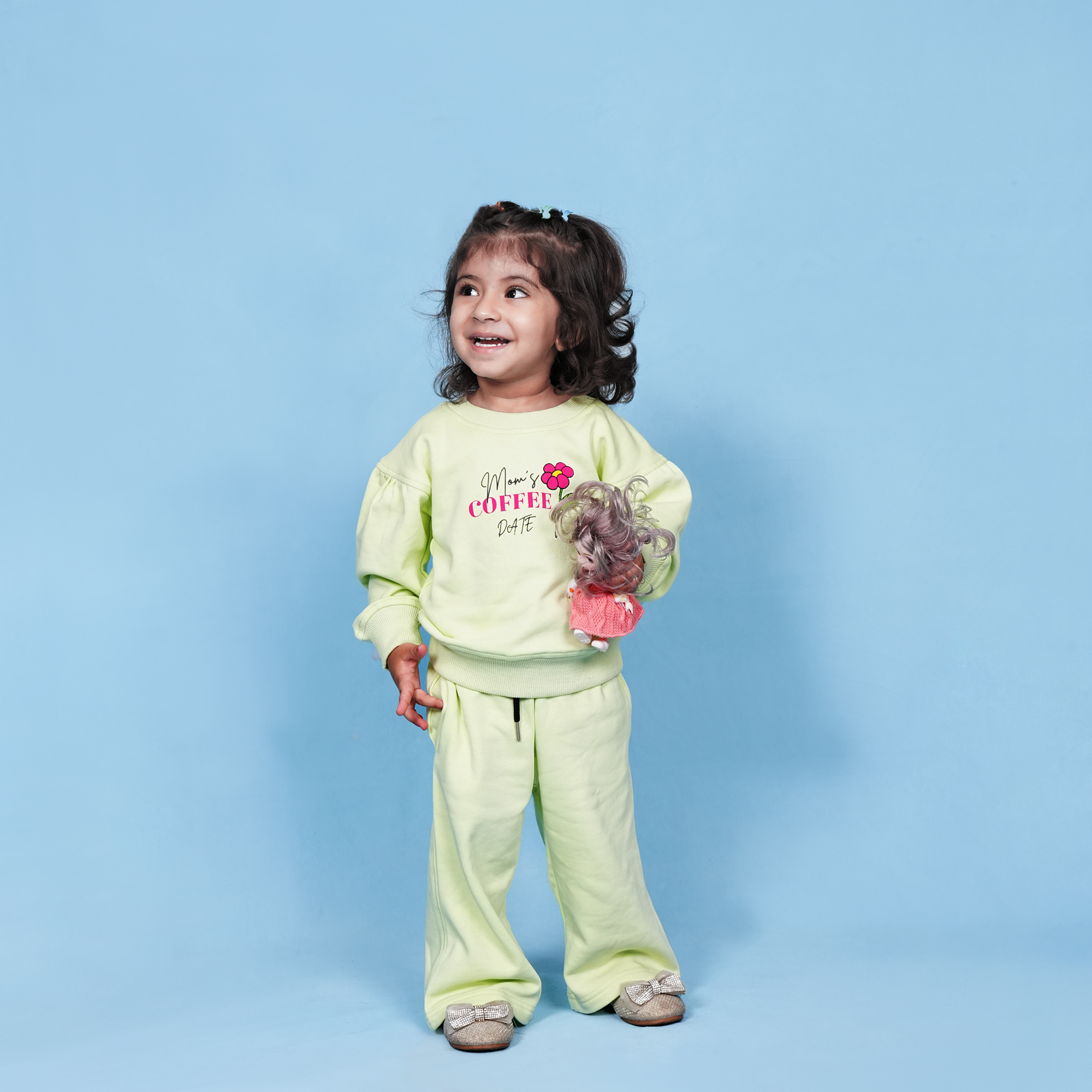 Mom’s Coffee Date – Girls Terry Set