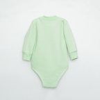 Mint Green Fleece Baby Set – Romper & Trouser