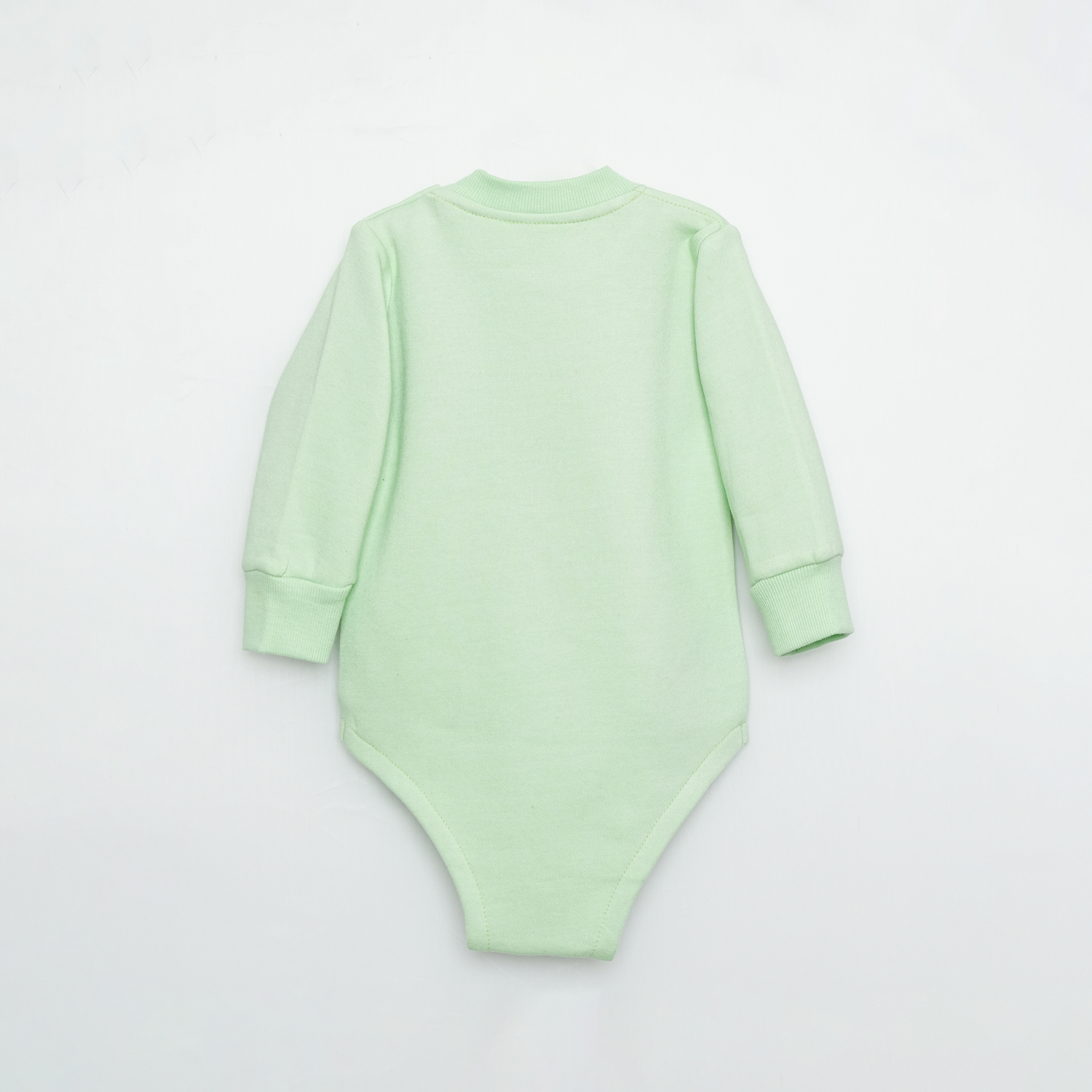 Mint Green Fleece Baby Set – Romper & Trouser