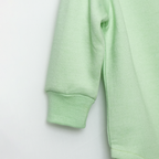 Mint Green Fleece Baby Set – Romper & Trouser