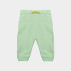 Mint Green Fleece Baby Set – Romper & Trouser