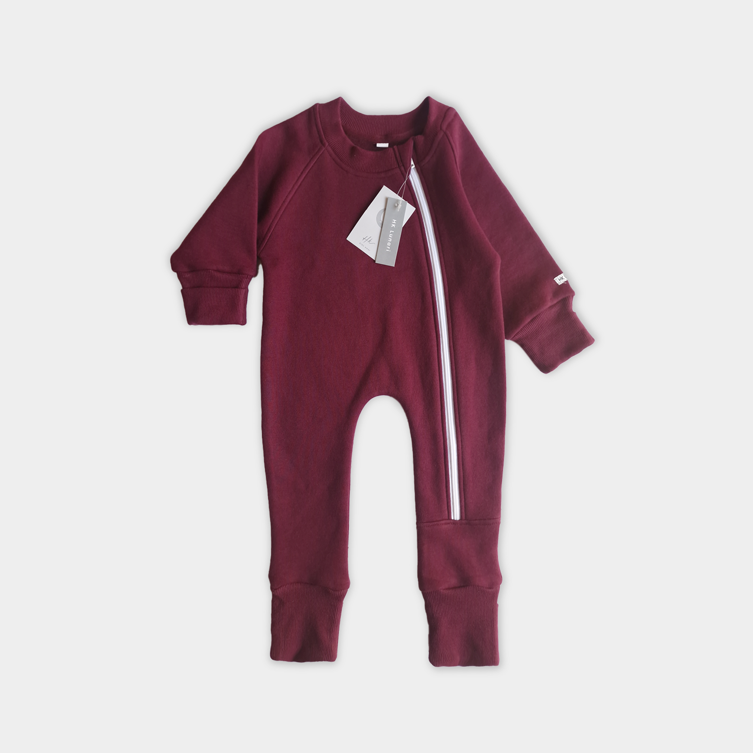 Maroon Winter Romper – Cotton Fleece
