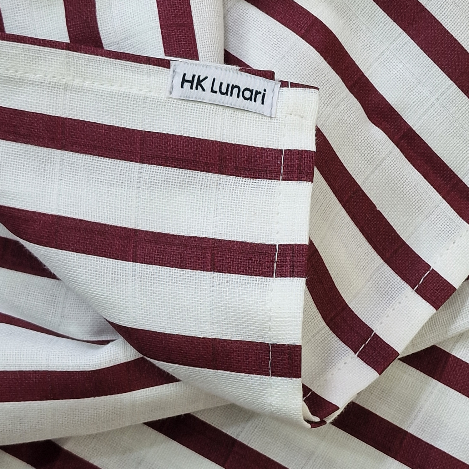 Muslin Swaddle Sheets – Marron Stripe