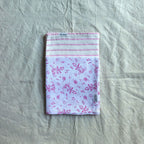 Muslin Swaddle Sheets – Pink & Ivory(85x85cm)