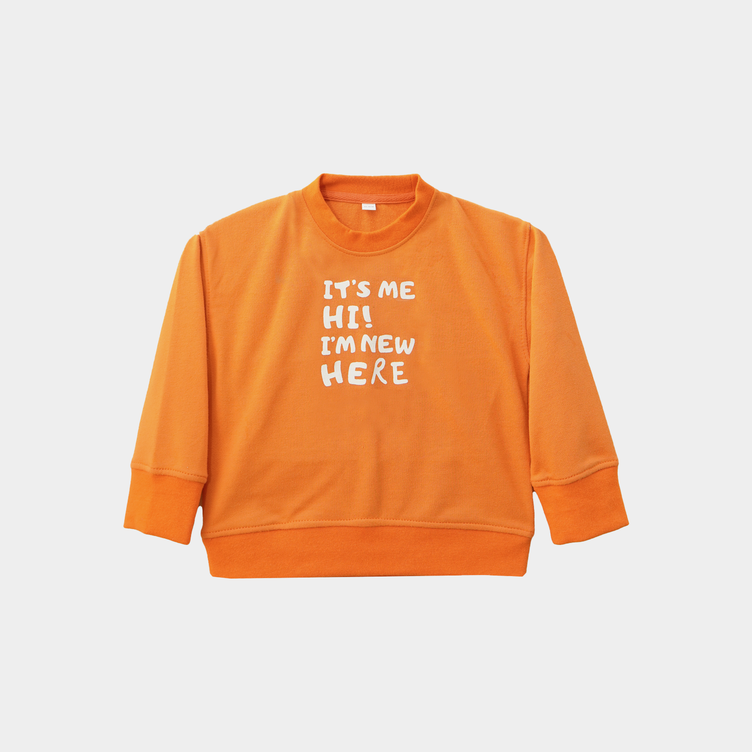 Orange Terry Baby Set – Sweatshirt & Trouser