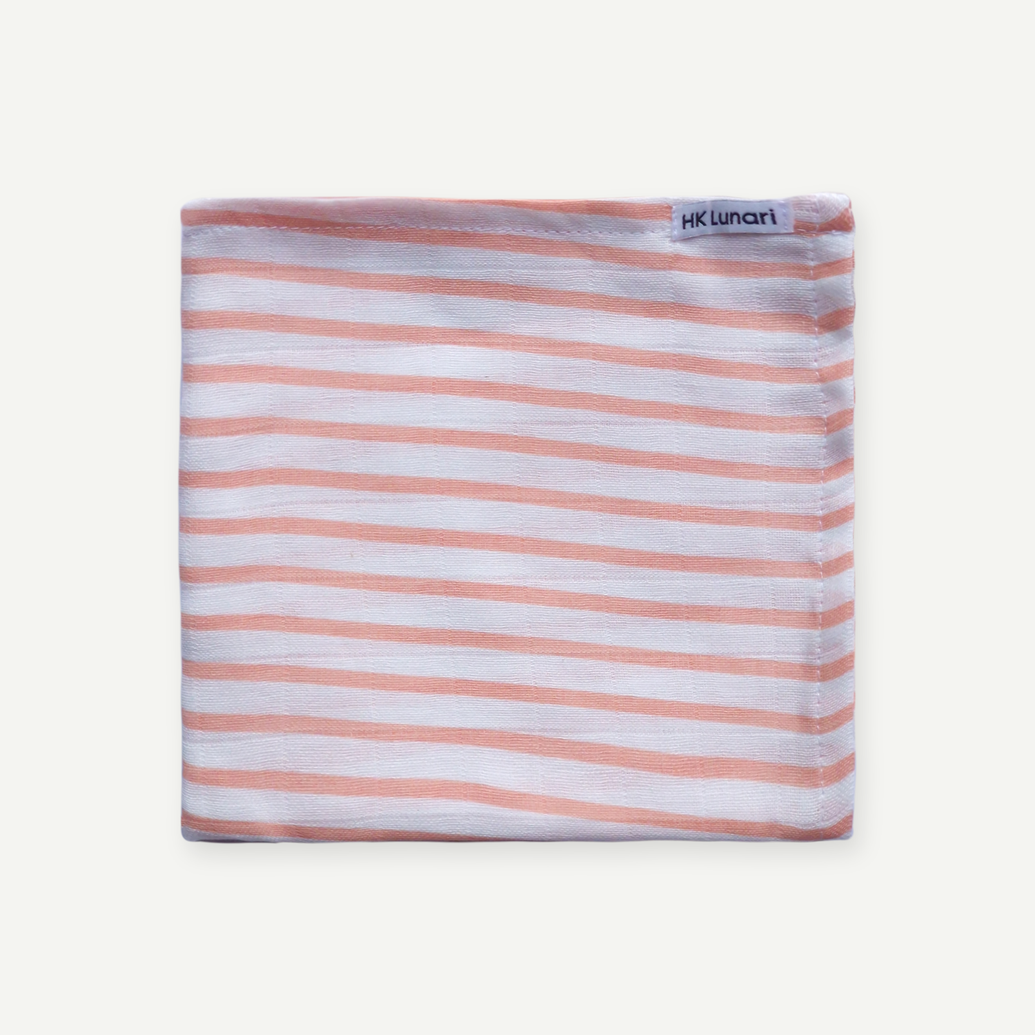 Muslin Swaddle Sheets – Peach Stripe & Blush Peach