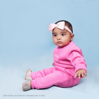 Baby Girl Pink Bodysuit & Jogger Set