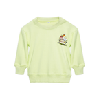 Safari Lime Terry Sweatshirt & Trouser Set